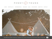 Tablet Screenshot of pennyyoungphotography.com